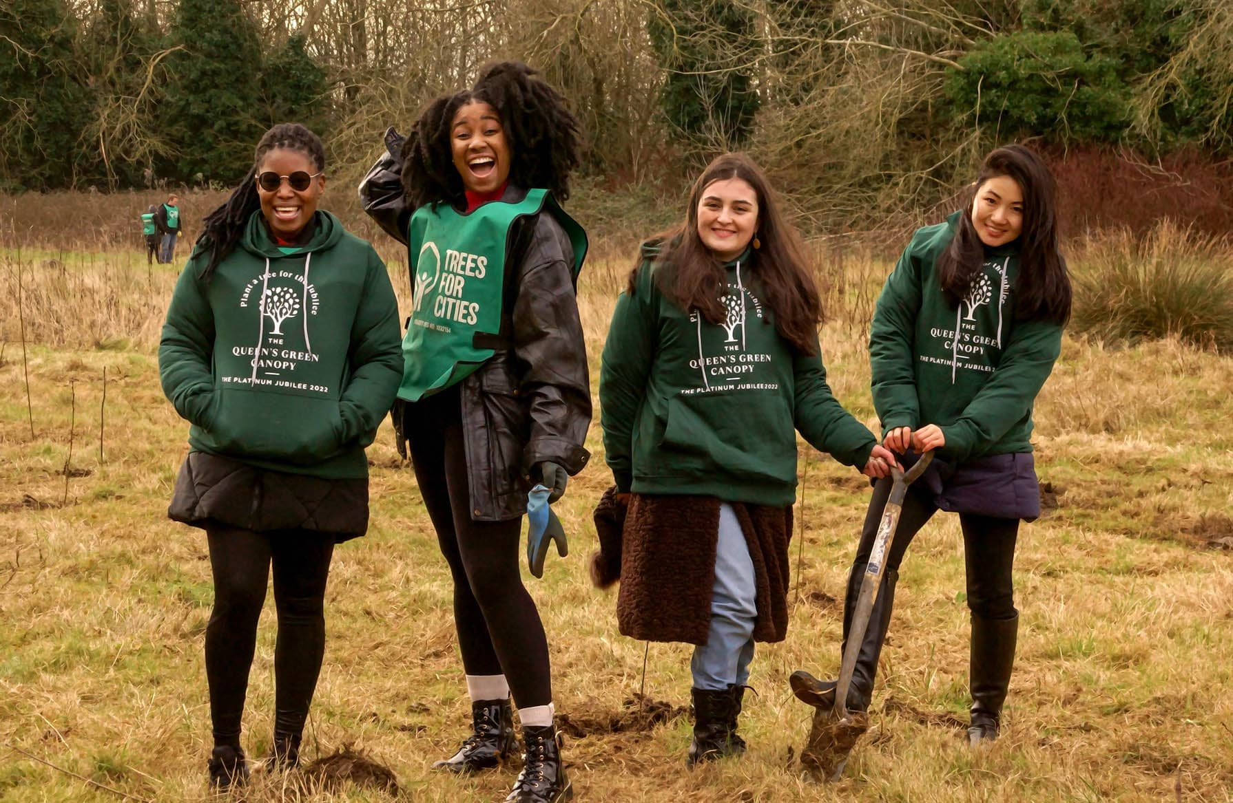 An image of Urban tree planting
