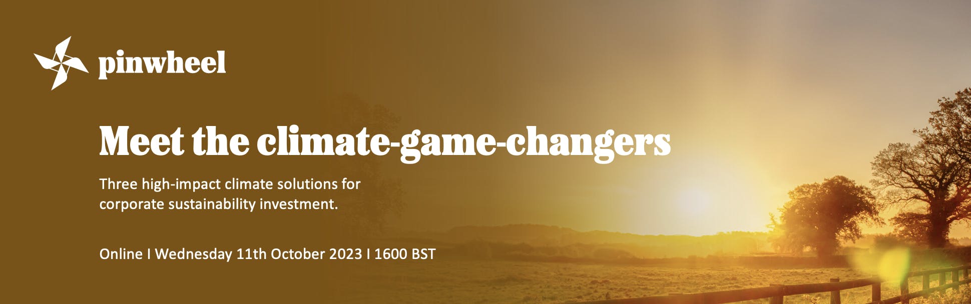 A poster for Meet the climate-game-changers